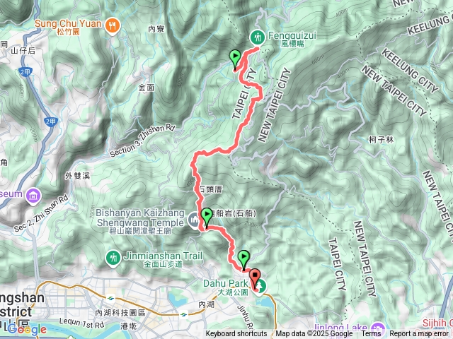 臺北大縱走第四段至大湖站預覽圖