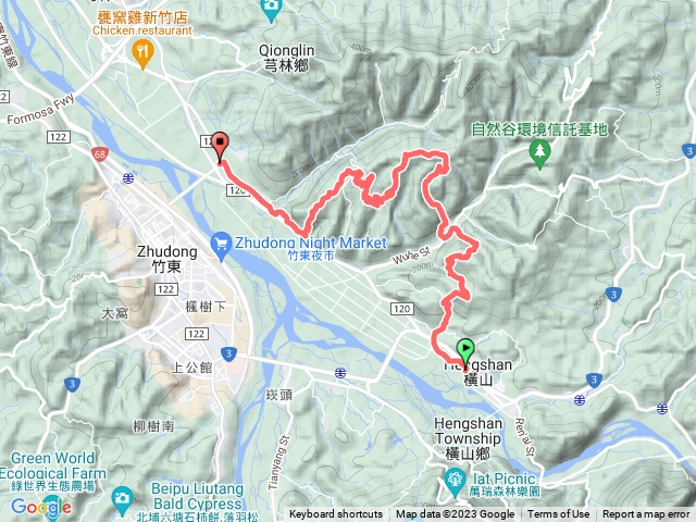 2022-12-31 小飛沙縱走─九讚頭→龍眼園窩山→鹿寮坑山→茄冬伯公→小尾山→茄冬窩山→式穀福德宮→龜殼山→三爺坑山→石潭站