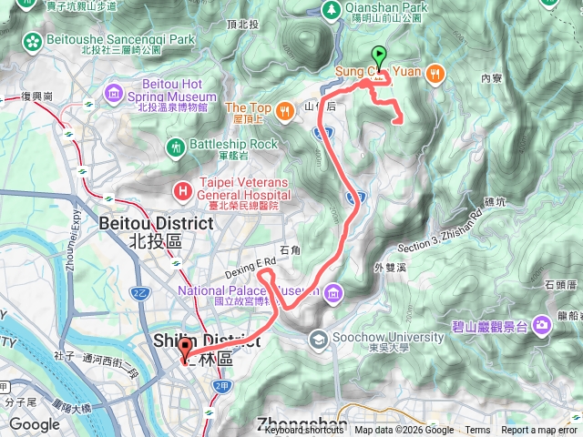 115/7/2-陽明山菁山保變住六之六→舘地坪山西王閻錫山窯洞式故居