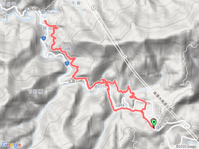淡蘭古道南路-四堵古道段(石牌公園~碧湖宮~溪畔古道)