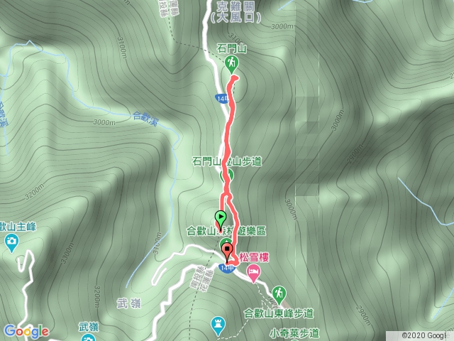 1090221 合歡尖石門山