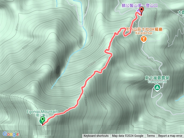 鵝公髻山下第一登山口預覽圖