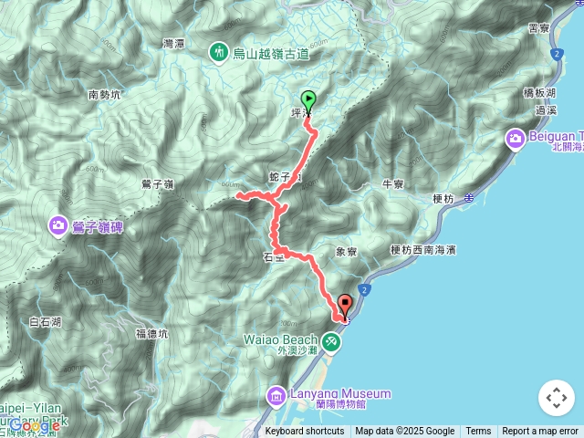 2025-06-15 坪溪古道連走石空古道─烏山62號→坪溪古道→觀景平台→福德祠→太和山→石空山→黃金嶺福德祠→石空古道