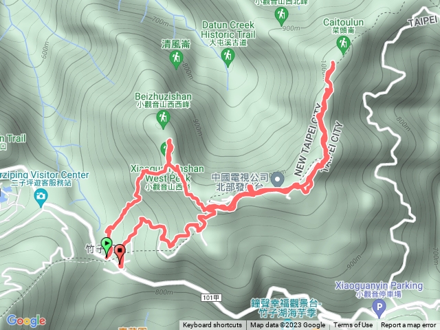 琳-小觀音山西峰-主峰-北北峰