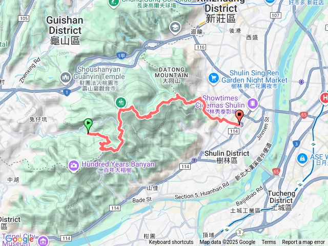 桃園大湖坑步道-大棟山-秋壇山-青龍嶺-樹林車站