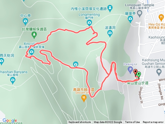 高雄北壽山登山口北好漢坡