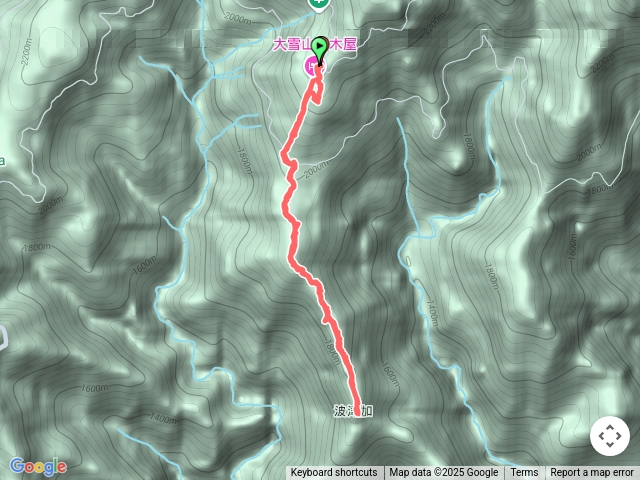2025 D0518 大雪山遊客中心→ 平石山林道 (大雪山220林道) → 波津加山 來回