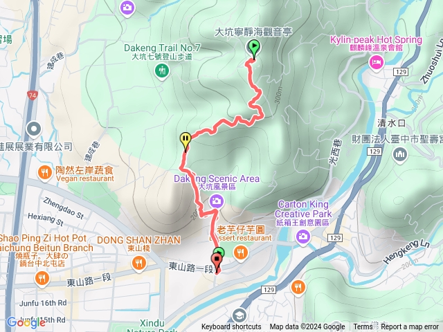 大坑9號觀音亭下山9號停車場預覽圖