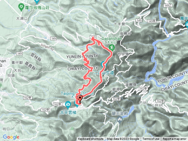 雲嘉五連峰O行蹤走