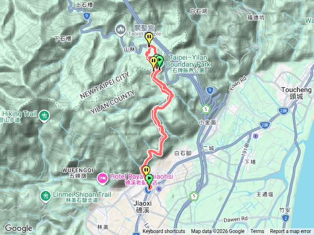 跑馬古道四诸古道預覽圖