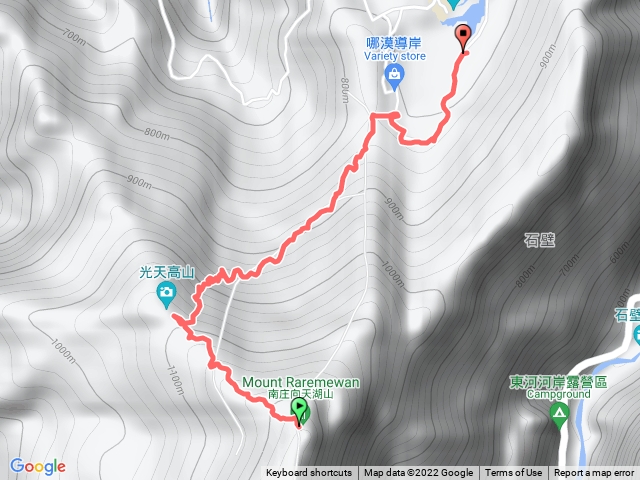 向天湖山經光天高山下