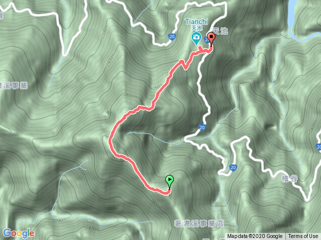 庫哈諾辛山下天池