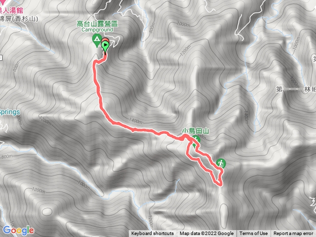 高島第二登山口縱走