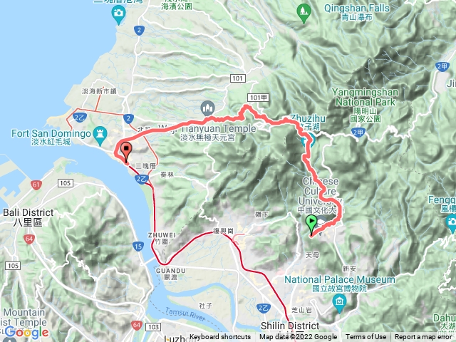 20220312淡基橫斷天母古道出天元宮