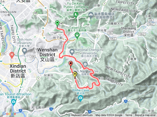 2024臺北大縱走臺北大縱走第七段：世界山莊至飛龍步道政大後山202403241734