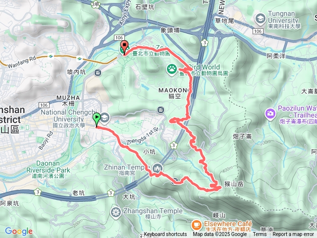 20251123動物園後山(金頭山、祥光寺後山、猴山坑山、大前坑山)預覽圖
