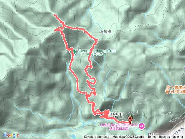 礁溪聖母峰、三角崙山、巴唐古道、竹仔崙山、北五峰旗山O繞