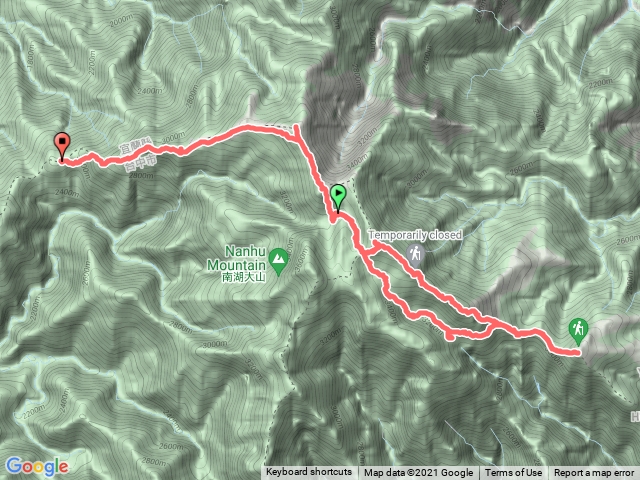 北一段逆走D5（南湖圈谷山莊-新雲稜山莊）