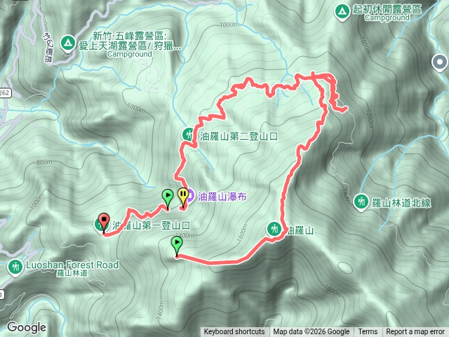 油羅山露營