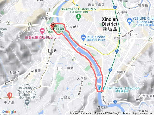 陽光公園-小碧潭 （繞一圈）