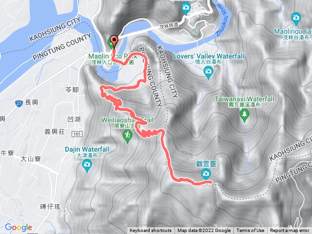 觀雲坡起點（尾寮山）
