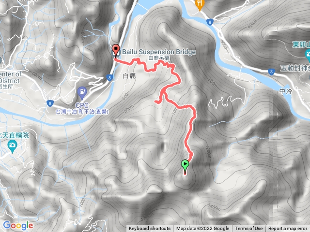 白毛山-白鹿吊橋