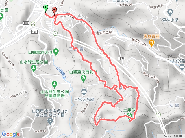 舊莊站連走更寮古道、土庫岳、山豬窟尖&西南峰、更寮腳山、大豐山O行