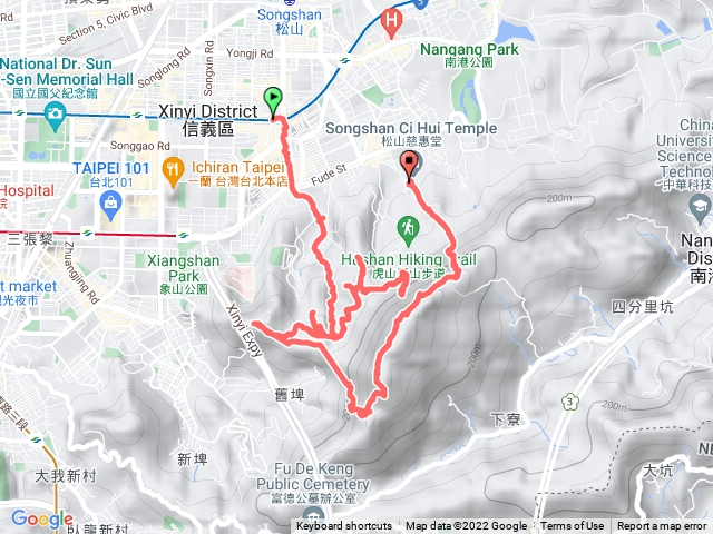 四獸山步道亂亂走路線