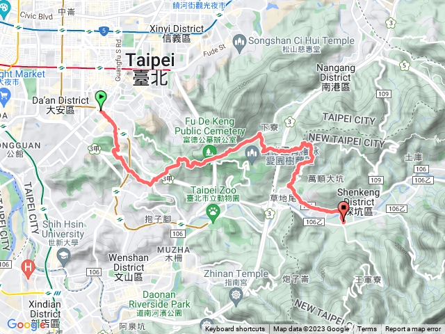 淡蘭古道南路六張犁+深坑