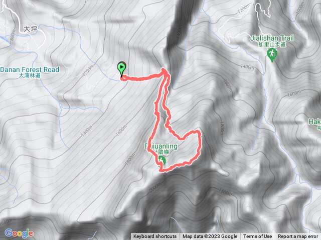 加里山（大坪登山口+杜鵑嶺）
