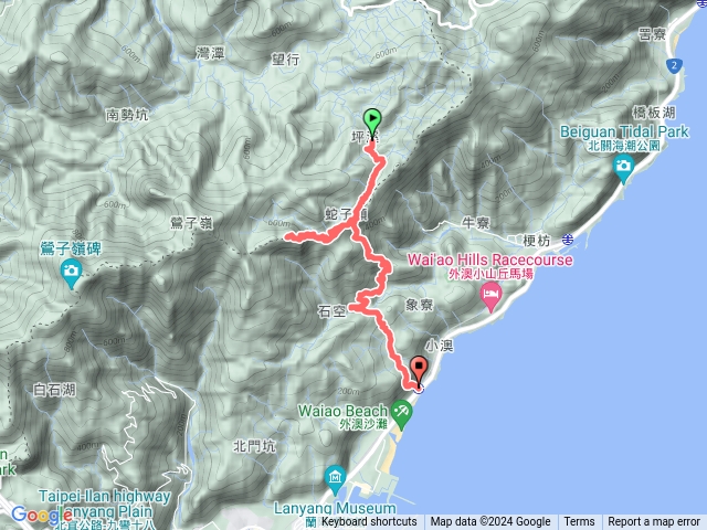淡蘭古道尋寶任務淡蘭中路第五段：灣潭古道登山口至外澳車站202407061506