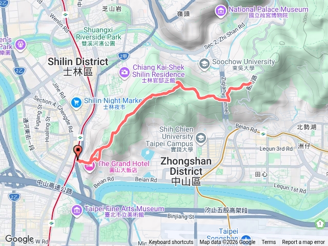 臺北大縱走第五段一半折返-（劍潭山-文間山）預覽圖