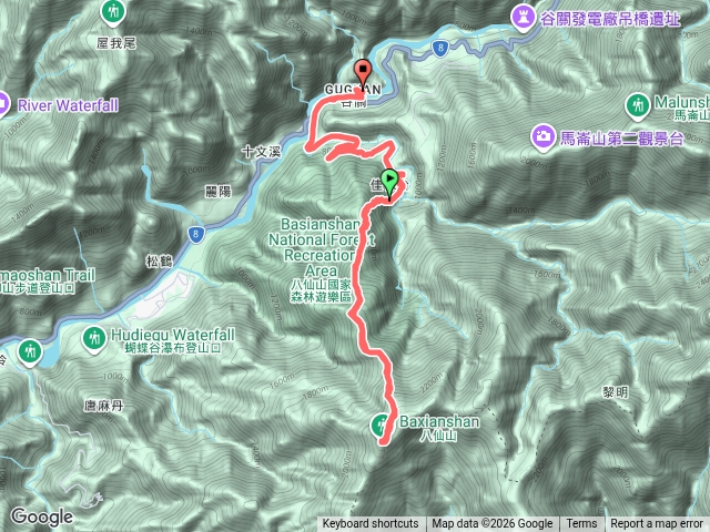 八仙山來回預覽圖