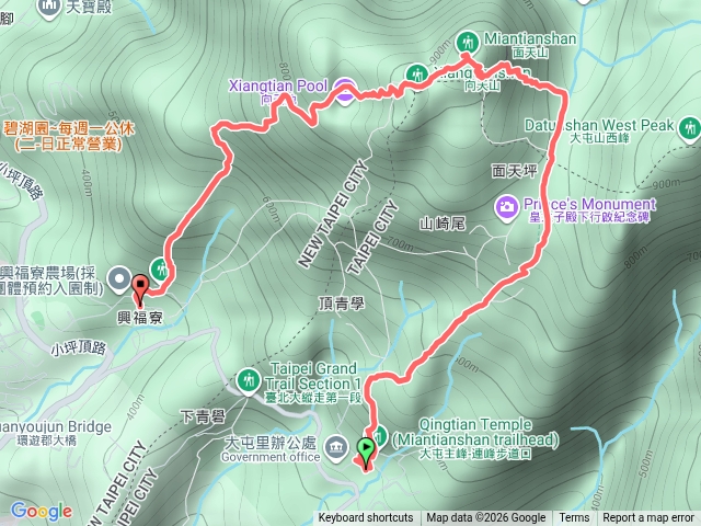 面天山-向天山-興福寮步道-真聖宮預覽圖