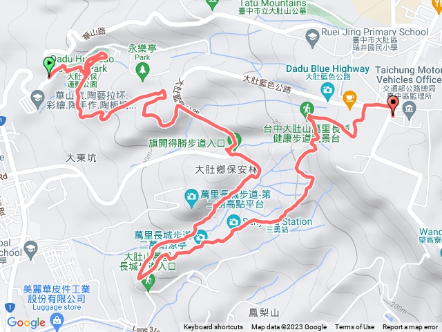 旗開得勝萬里長城步道