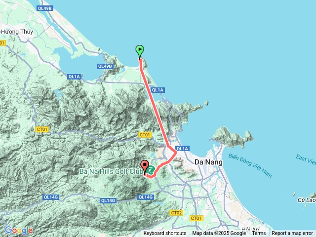 2025.12.09峴港往巴拿山軌跡
