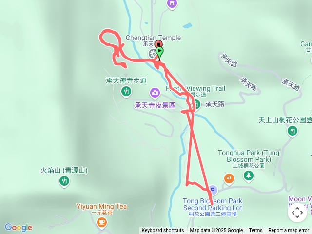 土城承天禪寺桐花步道