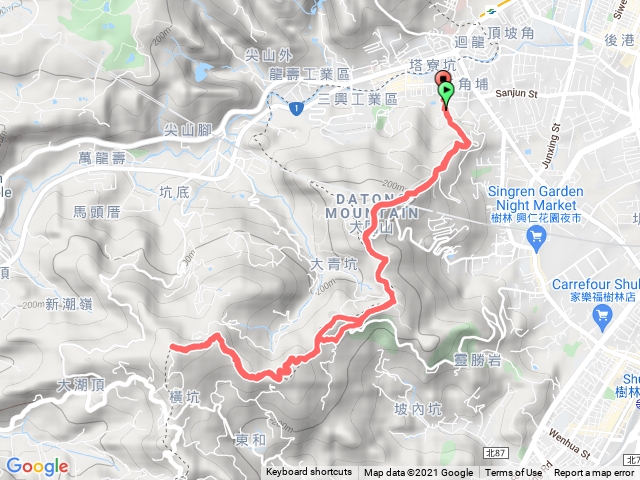 大棟山405三角點