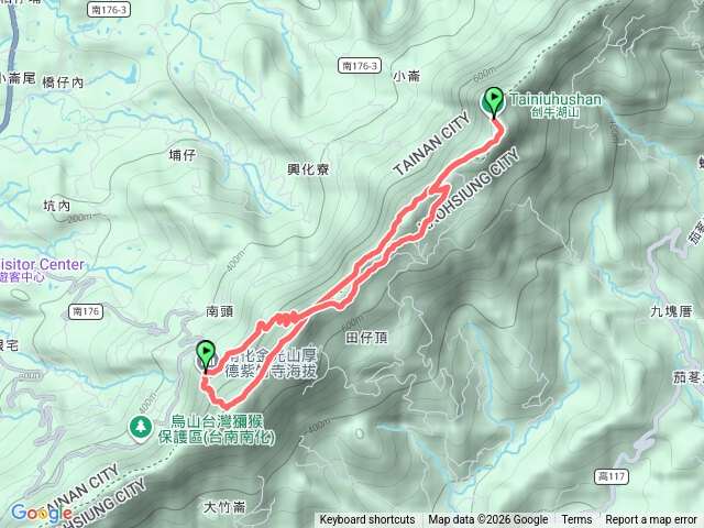 台南南化刣牛湖山（小百岳No.70標高799公尺）預覽圖