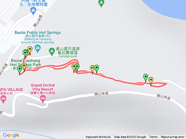 浦來溪頭社戰道第一入口至第二涼亭