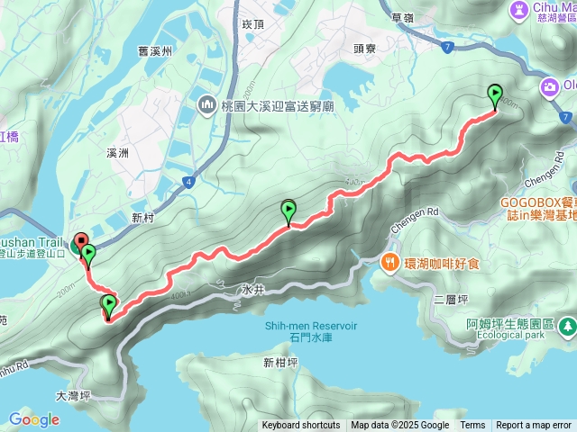 愚公亭溪洲山頭寮山