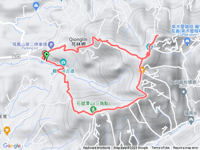 石壁潭山中坑山飛鳳山