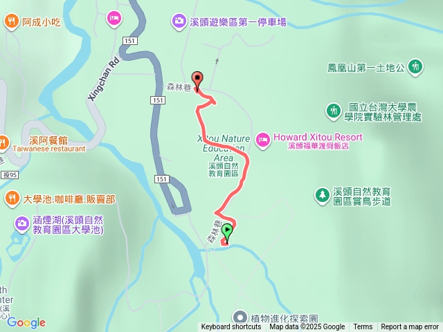 午安2025091415：32登溪頭步道祝順心如意。_