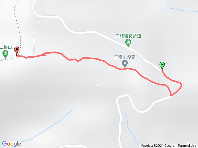 二格山健行