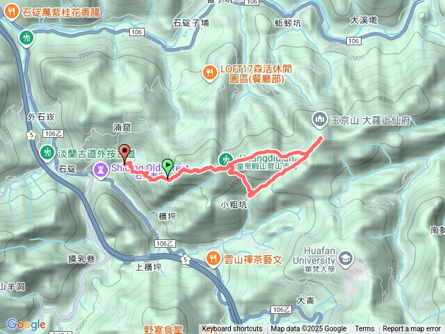 皇帝殿東峰膝蓋痛路線預覽圖