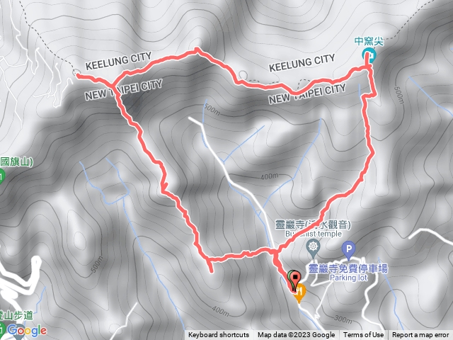 柴橋坑山(真長山)-姜南山-姜子寮山-中窯尖-溪畔古道O型
