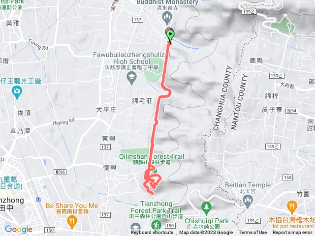 清水岩縱走麒麟山步道預覽圖