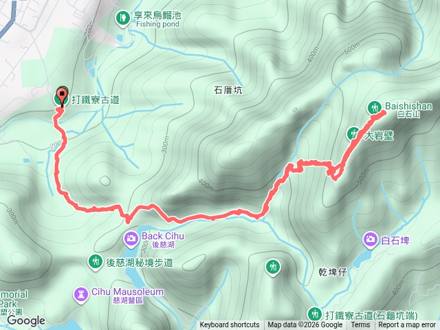 打鐵寮古道白石山