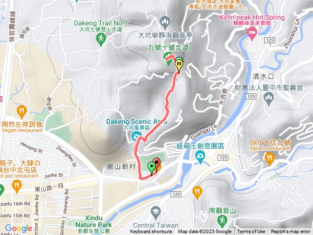 大坑十上十下慢走