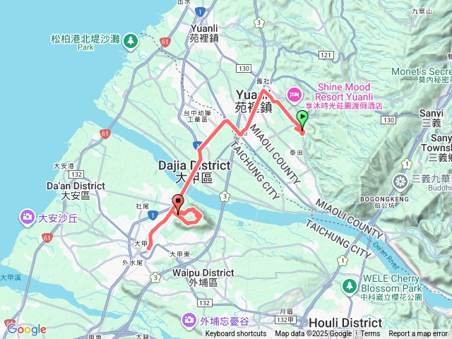 台中市大甲區鐵砧山風景區